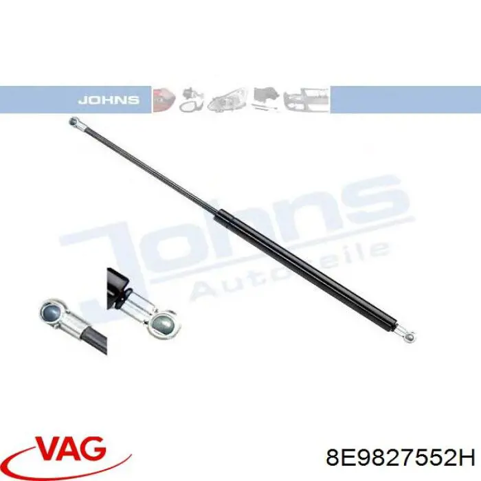 Купити 8E9827552H VAG Амортизатор двері багажника