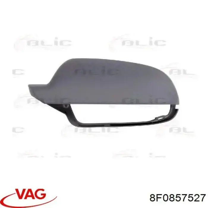Купити 8F0857527 VAG Накладка/кришка дзеркала заднього виду, ліва