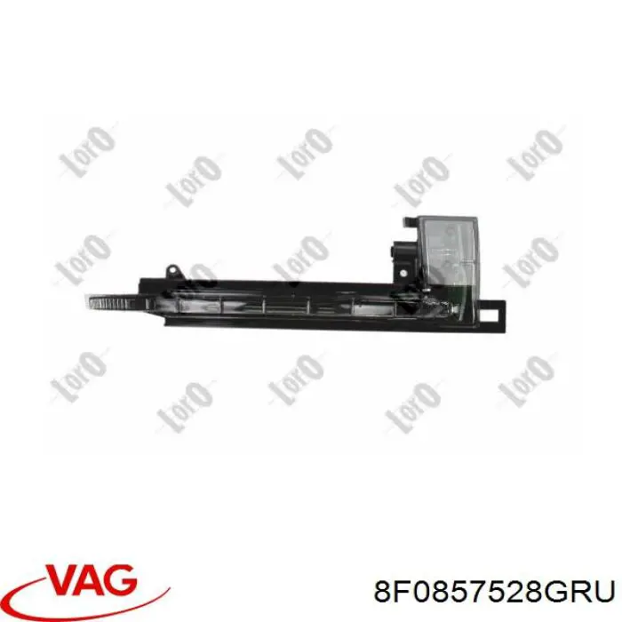 Купити 8F0857528GRU VAG Накладка/кришка дзеркала заднього виду, права