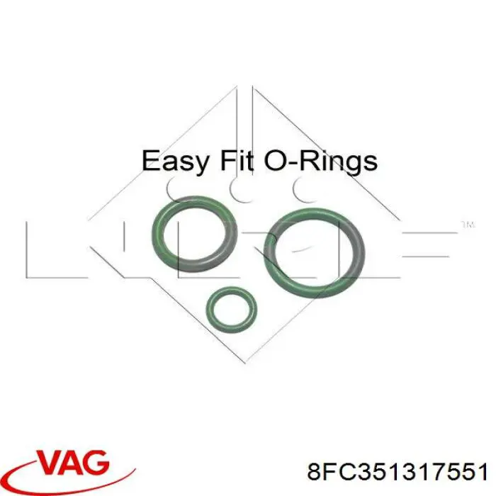 Конденсатор кондиціонера VAG 8FC351317551 ціна, від 79.57 USD