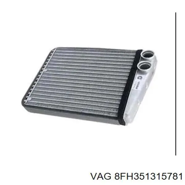 8FH351315781 VAG Радіатор опалювача салону