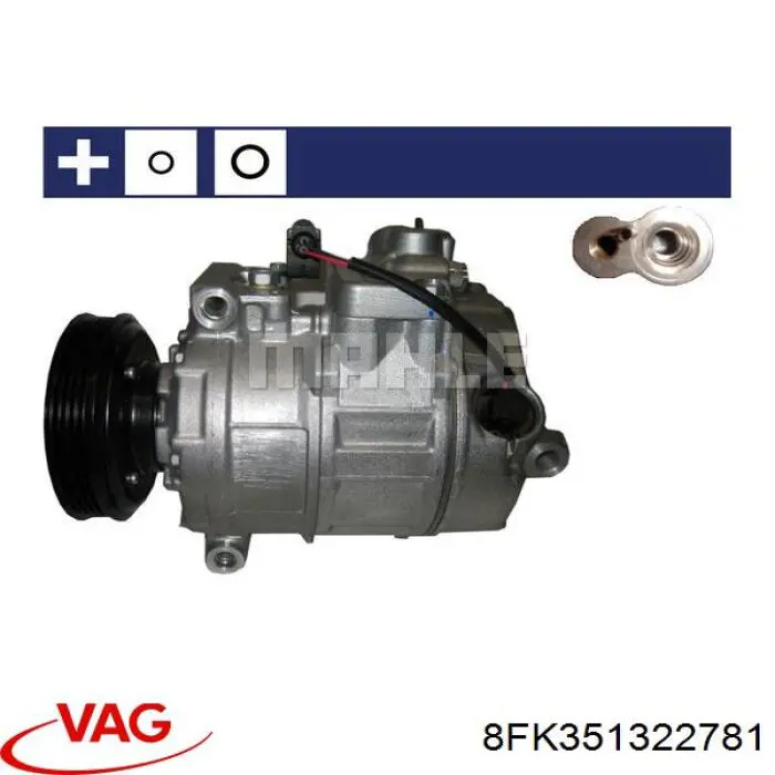 8FK351322781 VAG Компресор холодоагенту