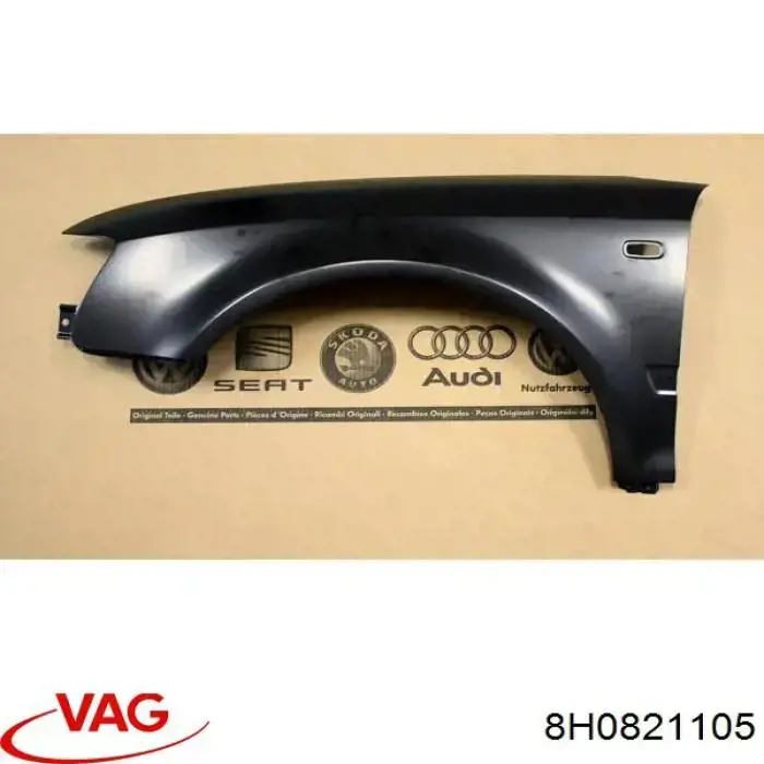 Ліве переднє крило VAG 8H0821105 ціна, від 436.37 USD