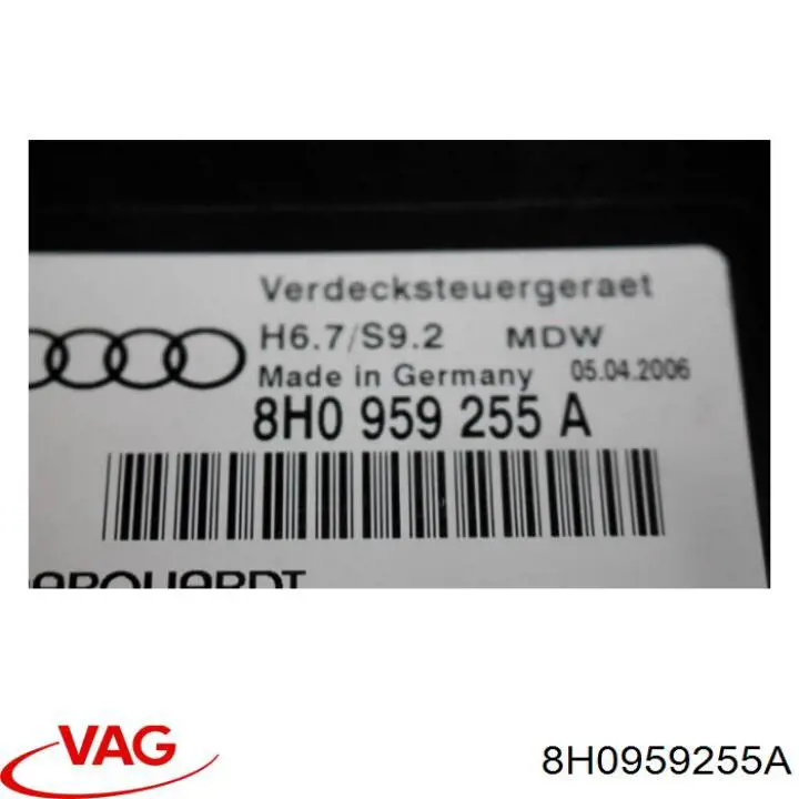 8H0959255A VAG 