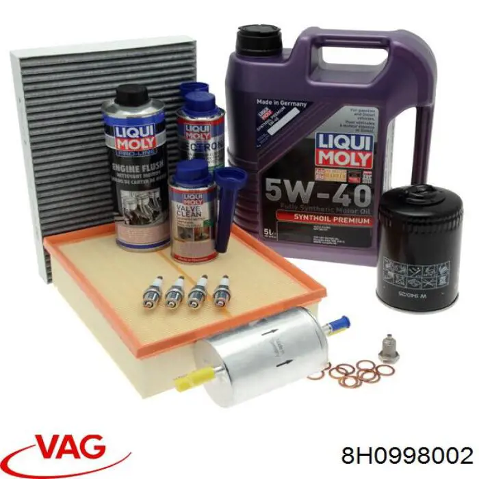 Щітки склоочисника 8H0998002 VAG