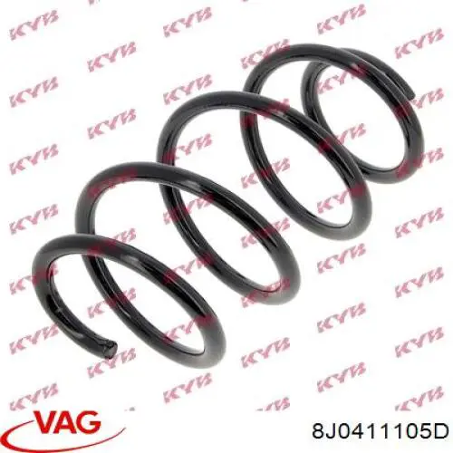 Пружина передня VAG 8J0411105D ціна, від  USD