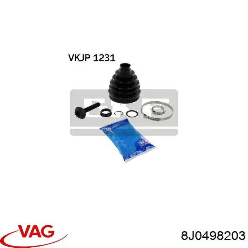 Купити 8J0498203 VAG Пильник шарніра приводу