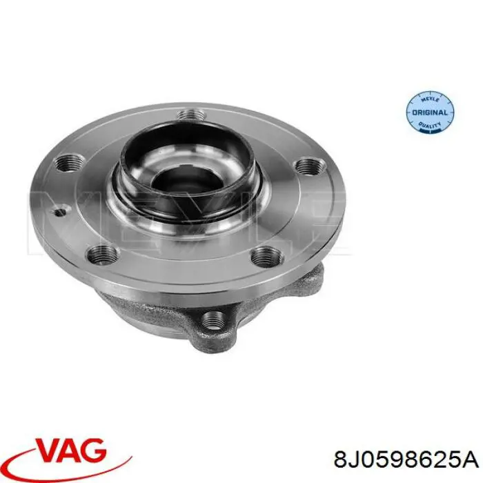 Купити 8J0598625A VAG Маточини передніх коліс