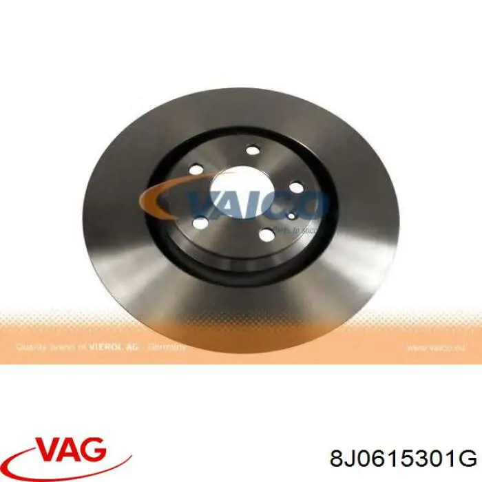 Диск переднього гальма VAG 8J0615301G ціна, від 102.14 USD