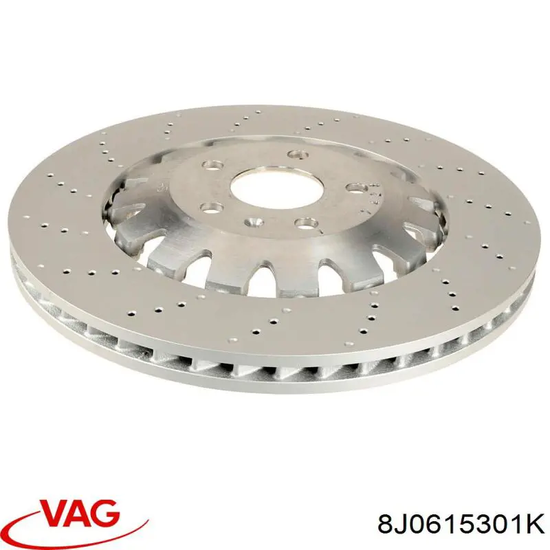 Диск переднього гальма VAG 8J0615301K ціна, від 347.13 USD