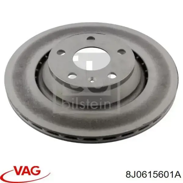 Купити 8J0615601A VAG Диск заднього гальма