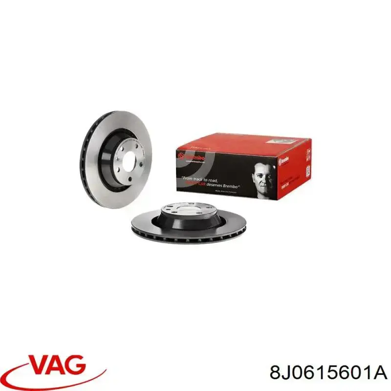 Задні дискові гальма VAG 8J0615601A ціна, від 30.79 USD