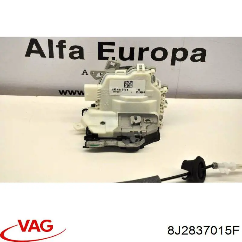 Купити 8J2837015F VAG Замок передньої лівої двері