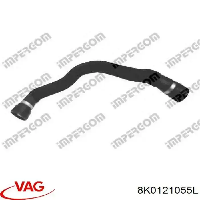 8K0121055L VAG Шланг/патрубок радіатора охолодження, нижній