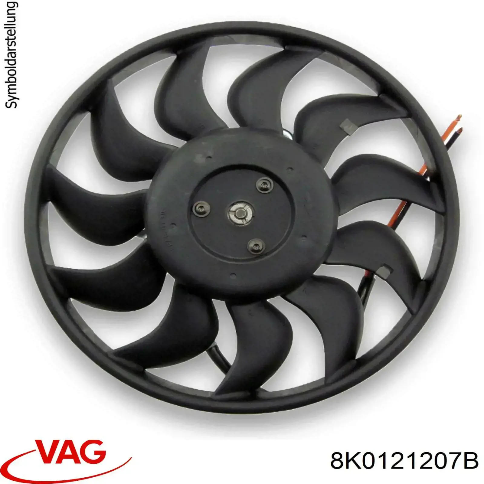Дифузор (кожух) радіатора охолодження VAG 8K0121207B ціна, від 196.89 USD