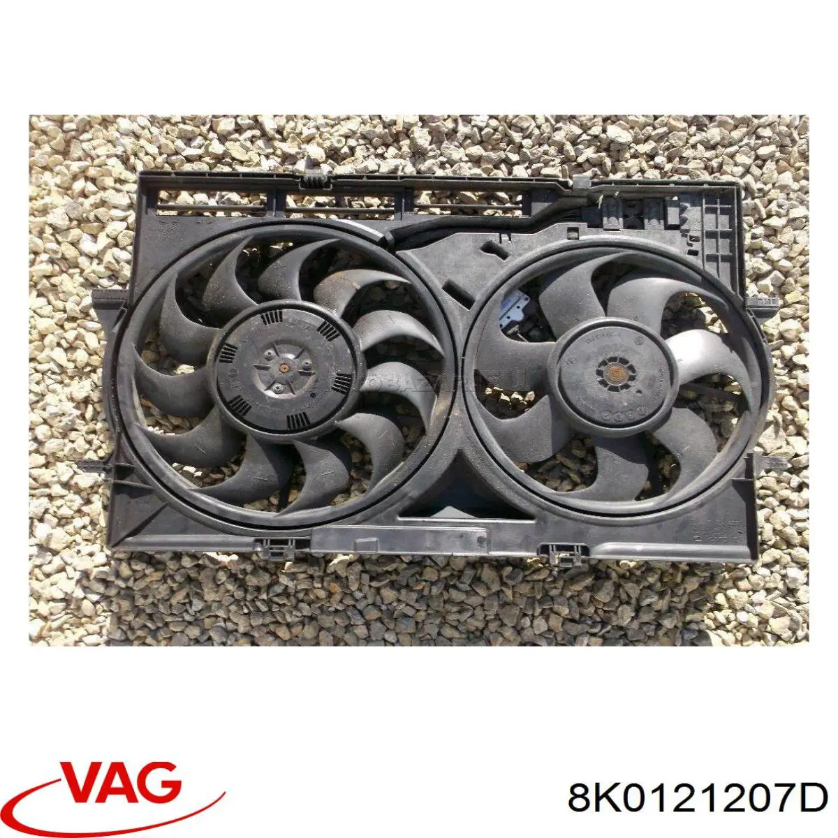 Дифузор (кожух) радіатора охолодження VAG 8K0121207D ціна, від 436.29 USD