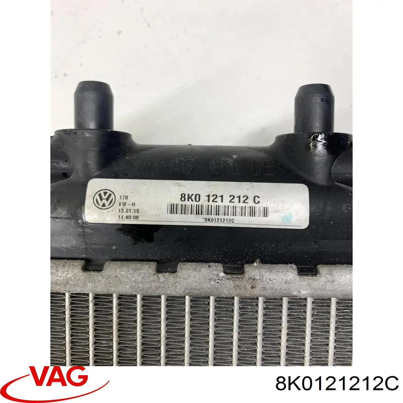 8K0121212C VAG Радіатор охолодження двигуна, додатковий