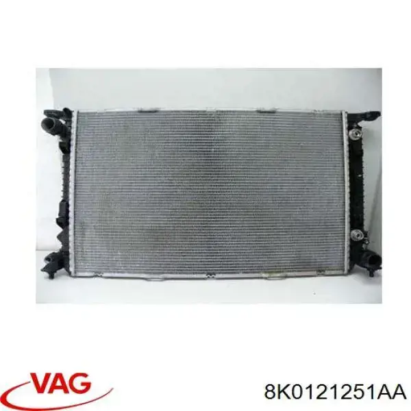 Радіатор основний VAG 8K0121251AA ціна, від 107.43 USD