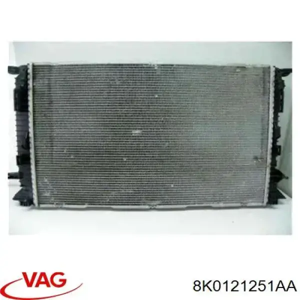Купити 8K0121251AA VAG Радіатор двигуна