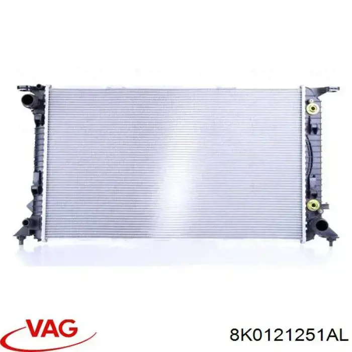 8K0121251AL VAG радіатор охолодження двигуна