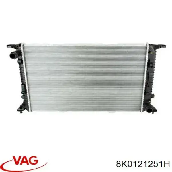 8K0121251H VAG радіатор охолодження двигуна