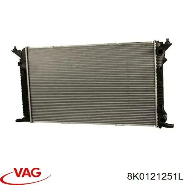 8K0121251L VAG радіатор охолодження двигуна