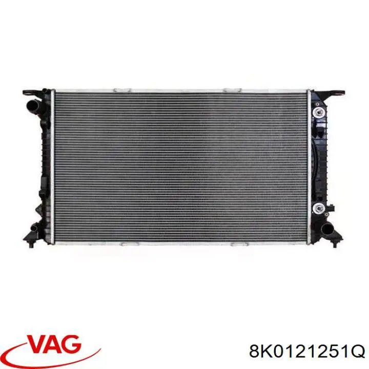 Радіатор основний VAG 8K0121251Q ціна, від 121.16 USD