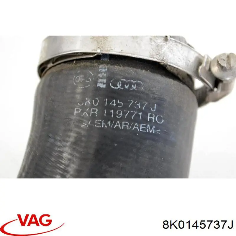 8K0145737J VAG Патрубок повітряний, дросельної заслінки