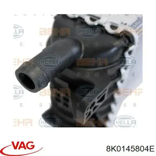 Купити 8K0145804E VAG Радіатор охолодження, додатковий