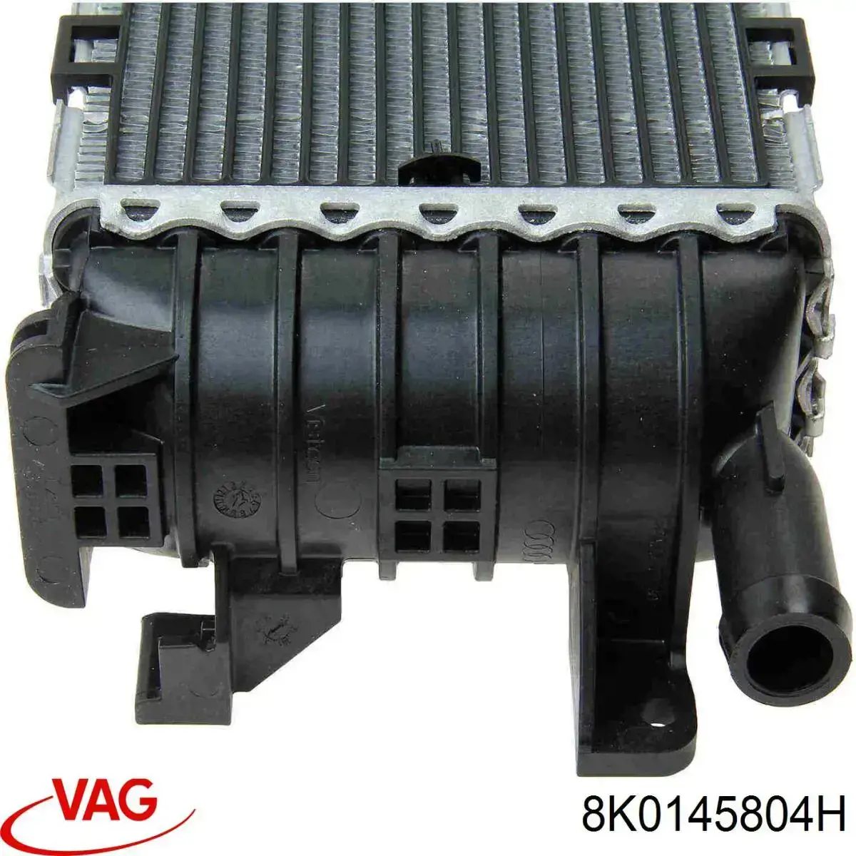8K0145804H VAG Радіатор охолодження двигуна, додатковий