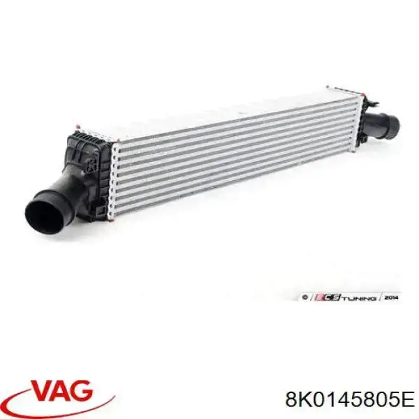 8K0145805E VAG радіатор интеркуллера