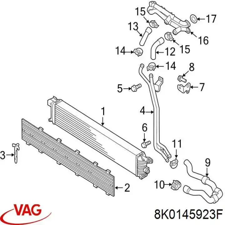  VAG 8K0145923F ціна, від 50.67 USD