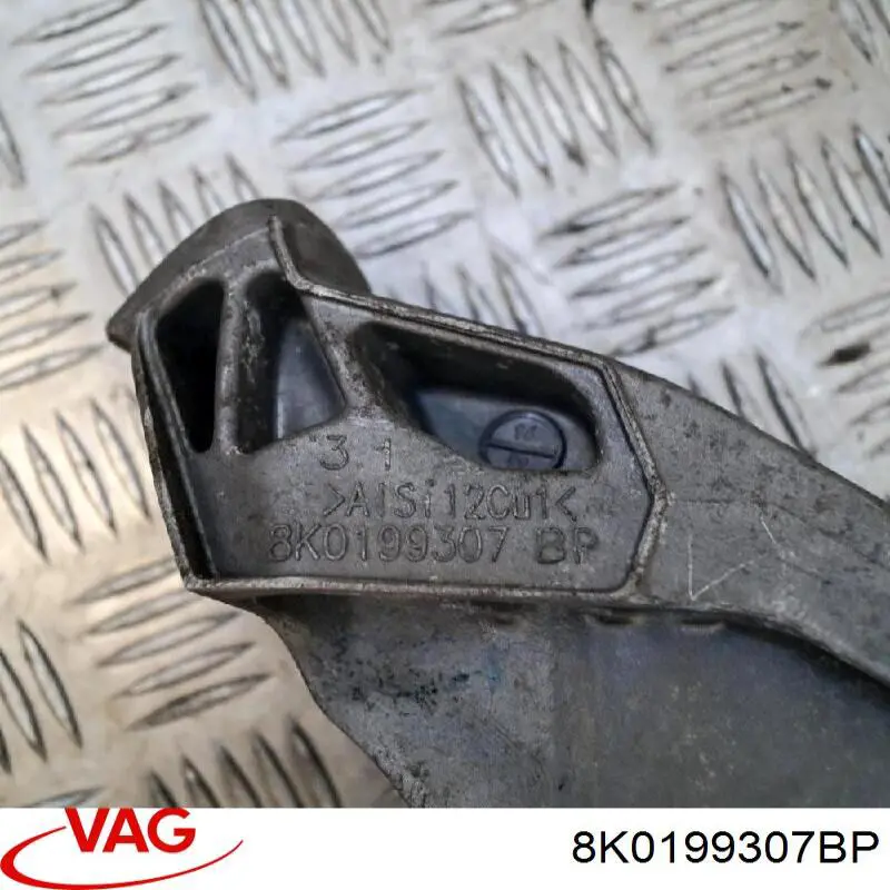 Кронштейн подушки (опори) двигуна, лівої VAG 8K0199307BP