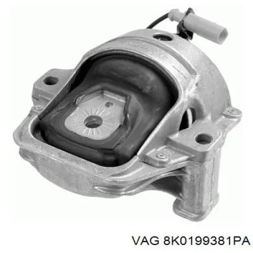 Ліва подушка двигуна VAG 8K0199381PA ціна, від 99.40 USD