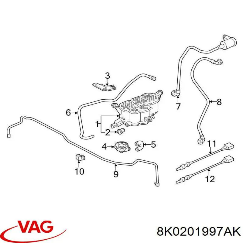  8K0201997AK VAG