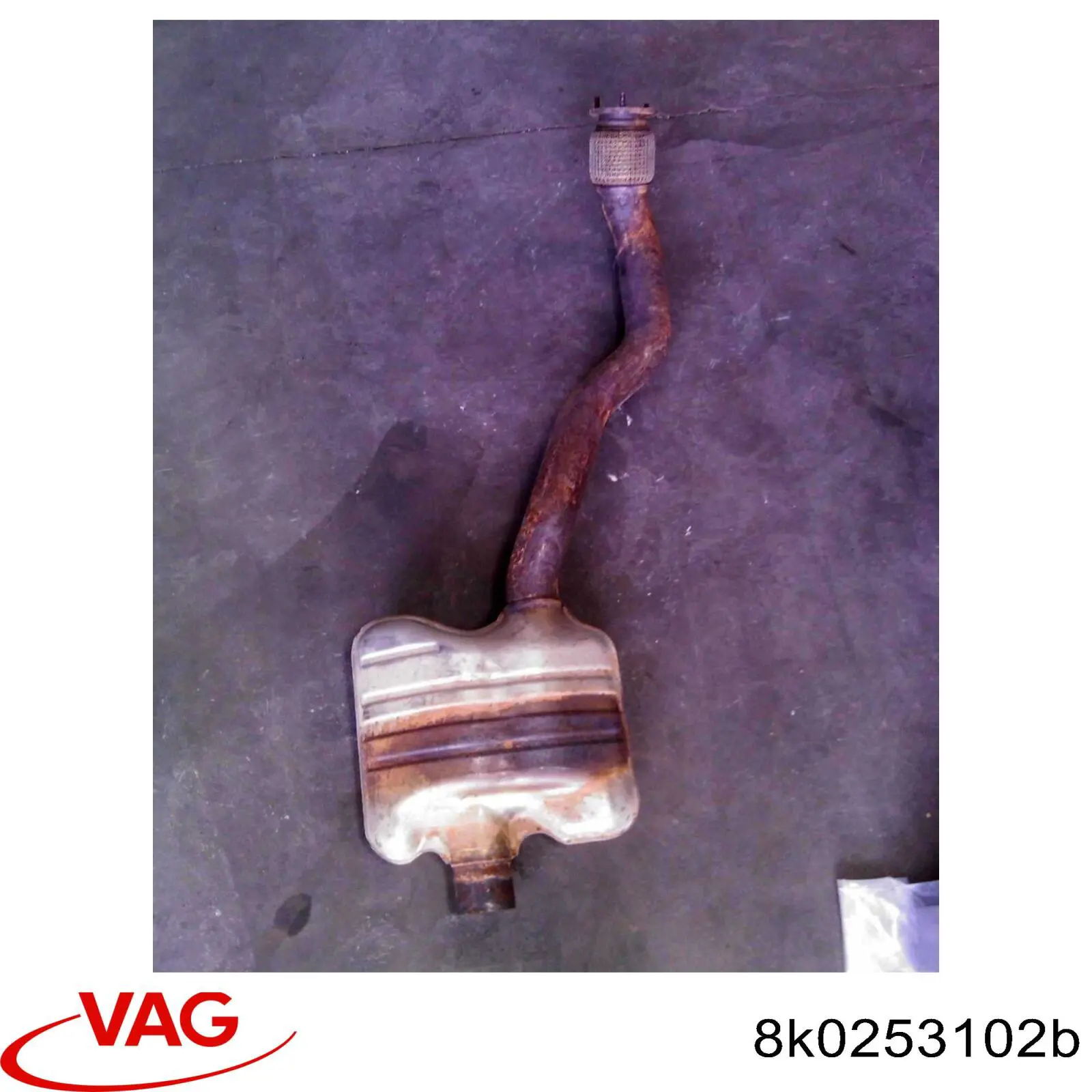 8K0253102B VAG Глушник передній