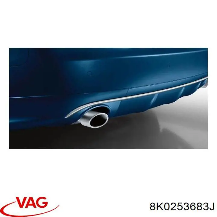 Вихлопна труба VAG 8K0253683J ціна, від 177.33 USD