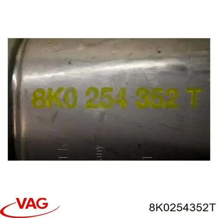 Купити 8K0254354C VAG Глушник, передня частина