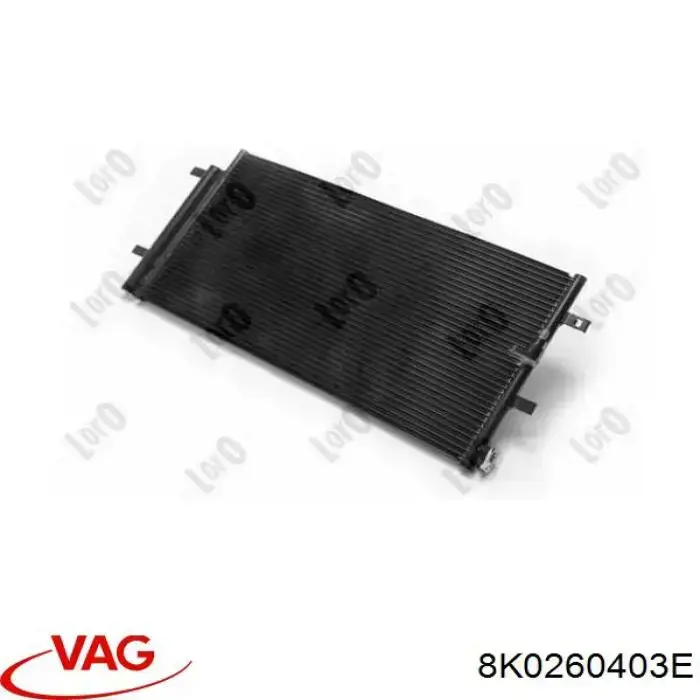 Купити 8K0260403E VAG Радіатор системи охолодження кондиціонера