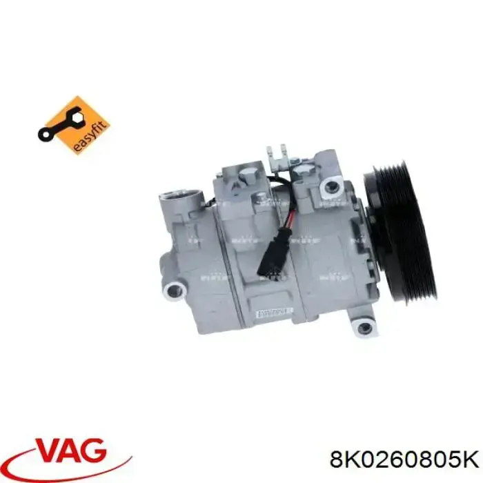Купити 8K0260805K VAG Компресор кліматичної установки