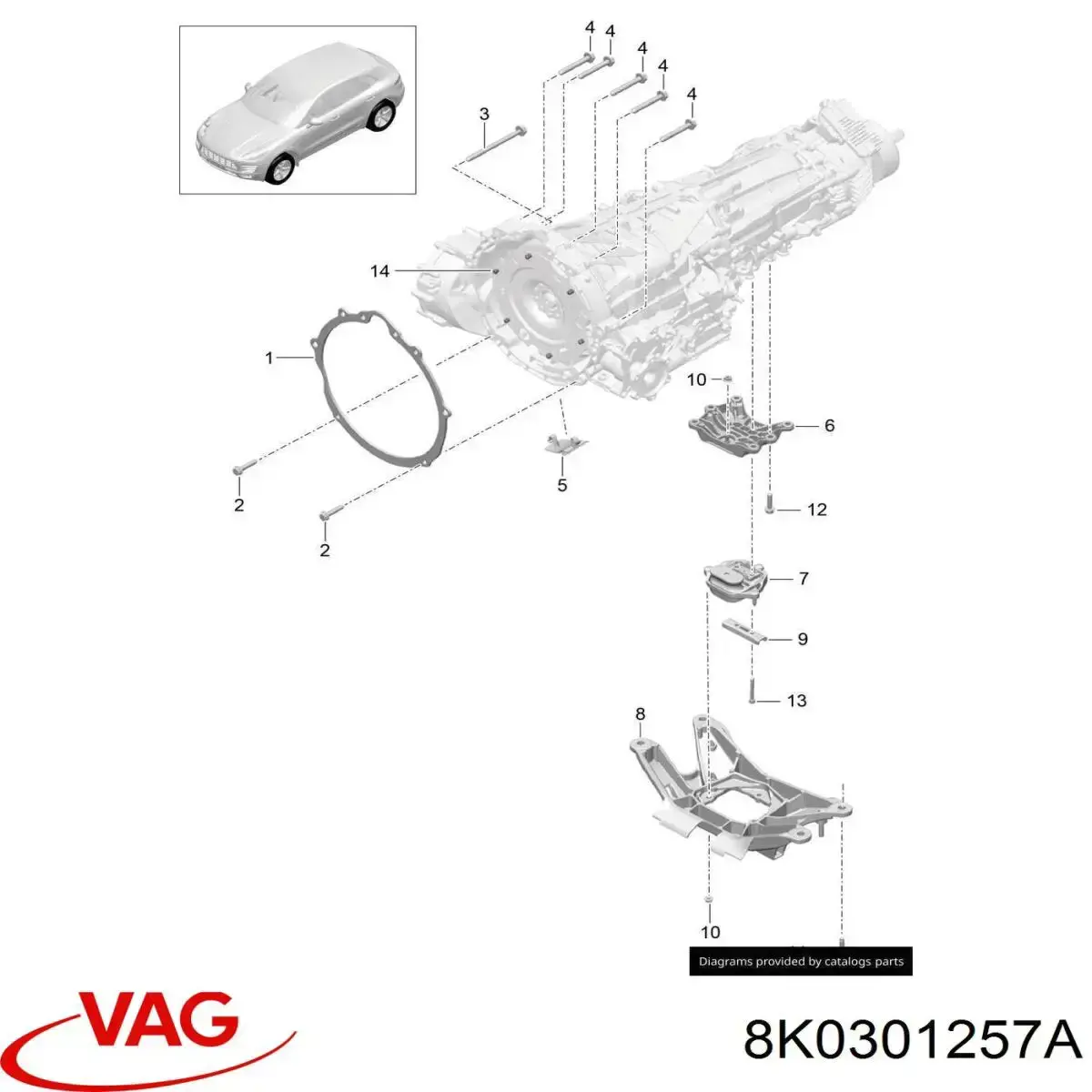 8K0301257 VAG 
