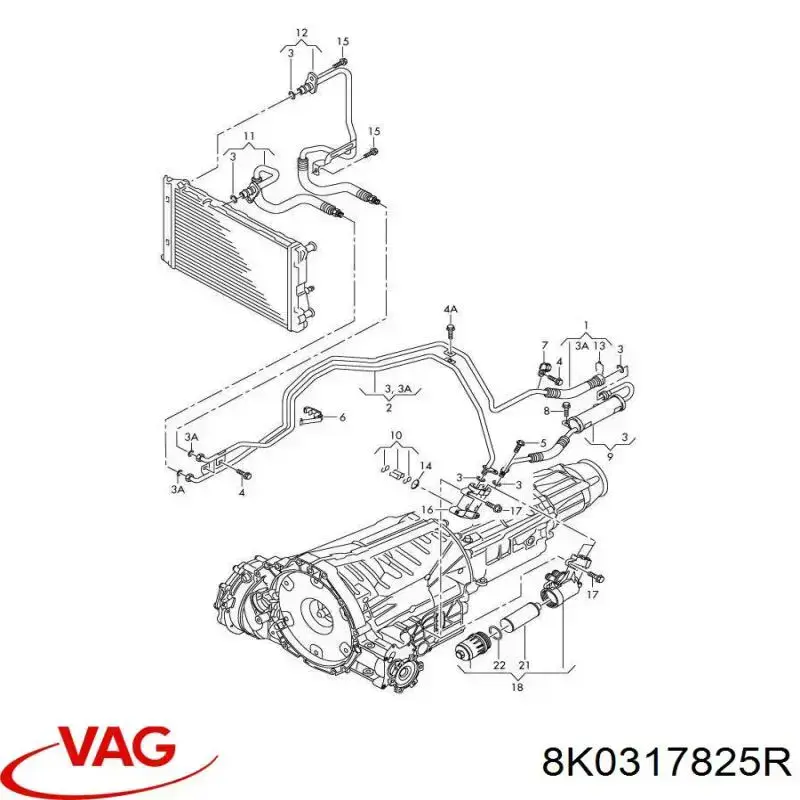  VAG 8K0317825R ціна, від 31.67 USD