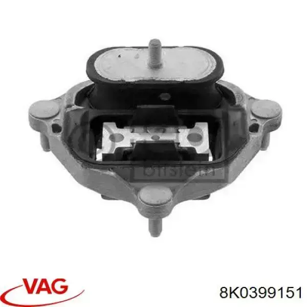 Кронштейн подушки коробки передач VAG 8K0399151 ціна, від 12.29 USD