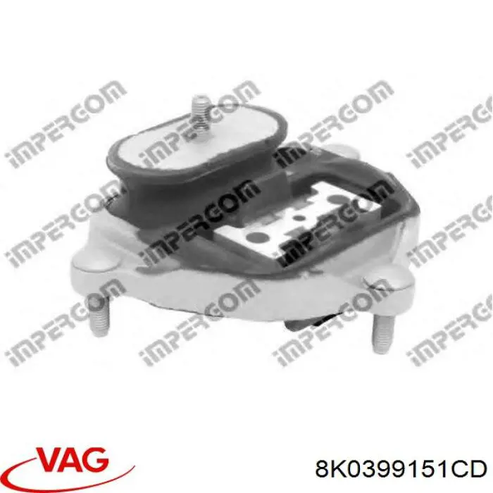Купити 8K0399151CD VAG Подушка коробки передач