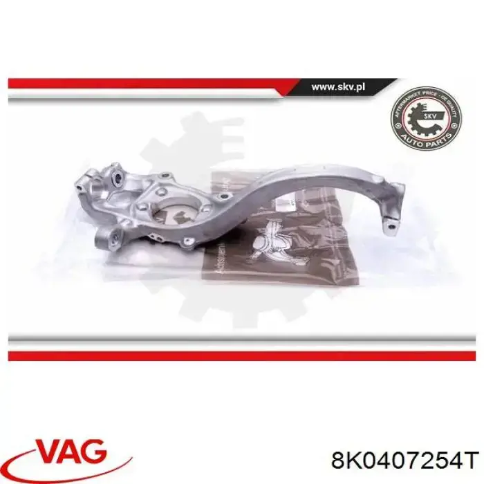 Вісь передня і поворотні кулаки VAG 8K0407254T ціна, від 249.45 USD