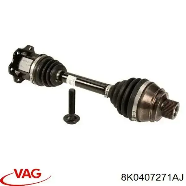 Купити 8K0407271AJ VAG Вісь передня в зборі