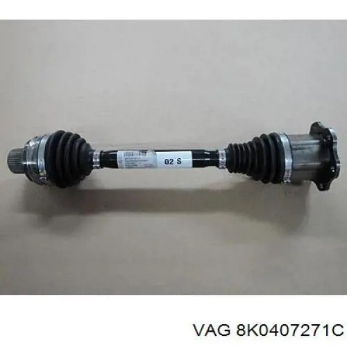 Піввісь (привід) передня 8K0407451FX VAG