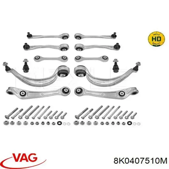 Купити 8K0407510M VAG Важіль передньої підвіски верхній, правий