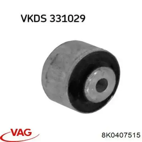 Сайлентблок переднього верхнього важеля VAG 8K0407515 ціна, від 24.59 USD