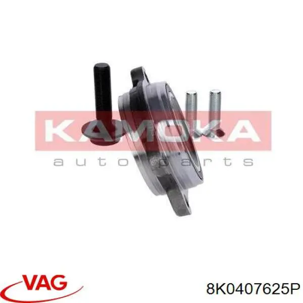 Комплект підшипник маточини передньої VAG 8K0407625P ціна, від 44.38 USD